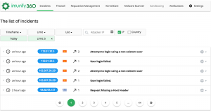 Imunify360 Centralized Incident Management Dashboard